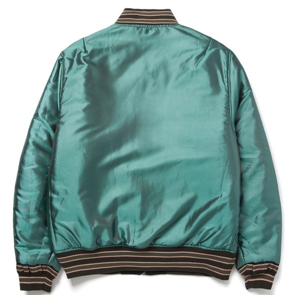 Playboy x HUF “after hours” collection reversible bomber jacket. NWOT - Picture 3 of 13